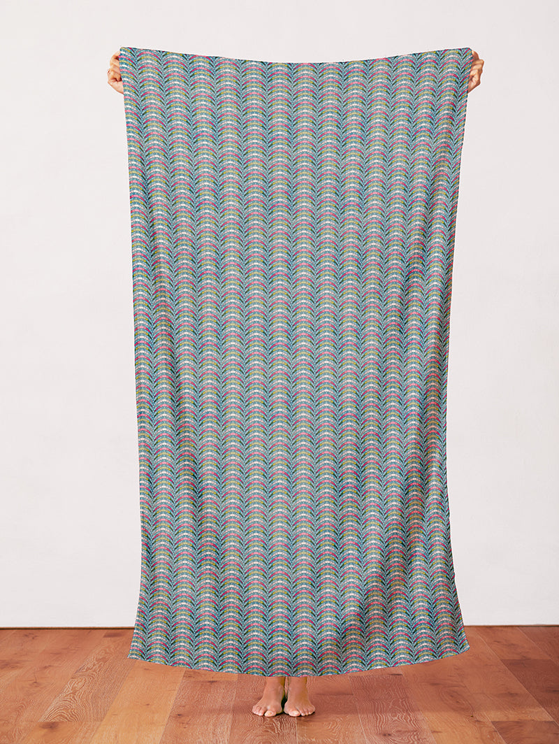 Arch Stripe - Aqua/Pink