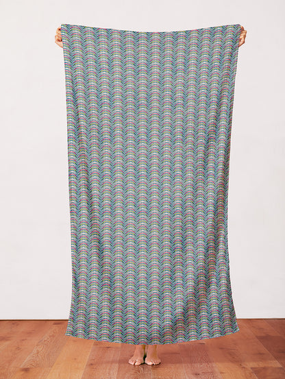 Arch Stripe - Aqua/Pink