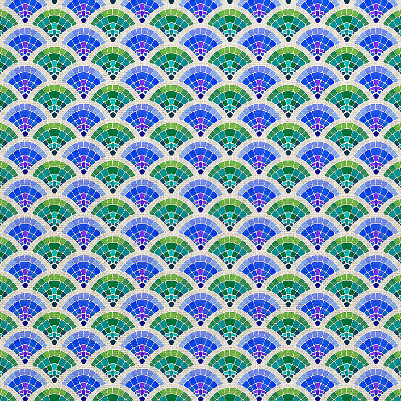Scallop - Green/Blue