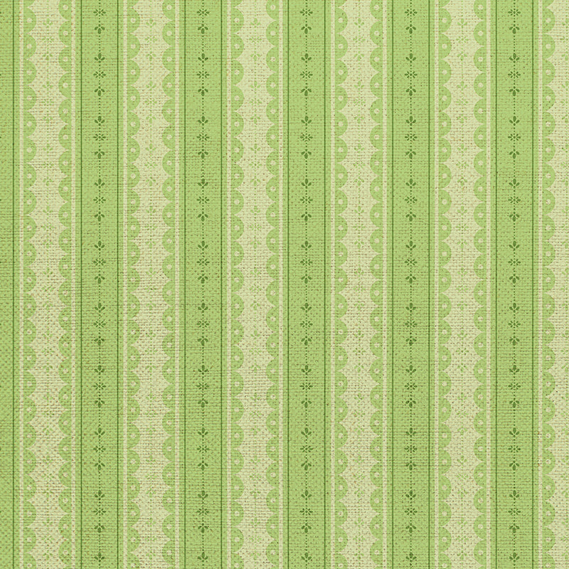 Scallop Stripe - Green