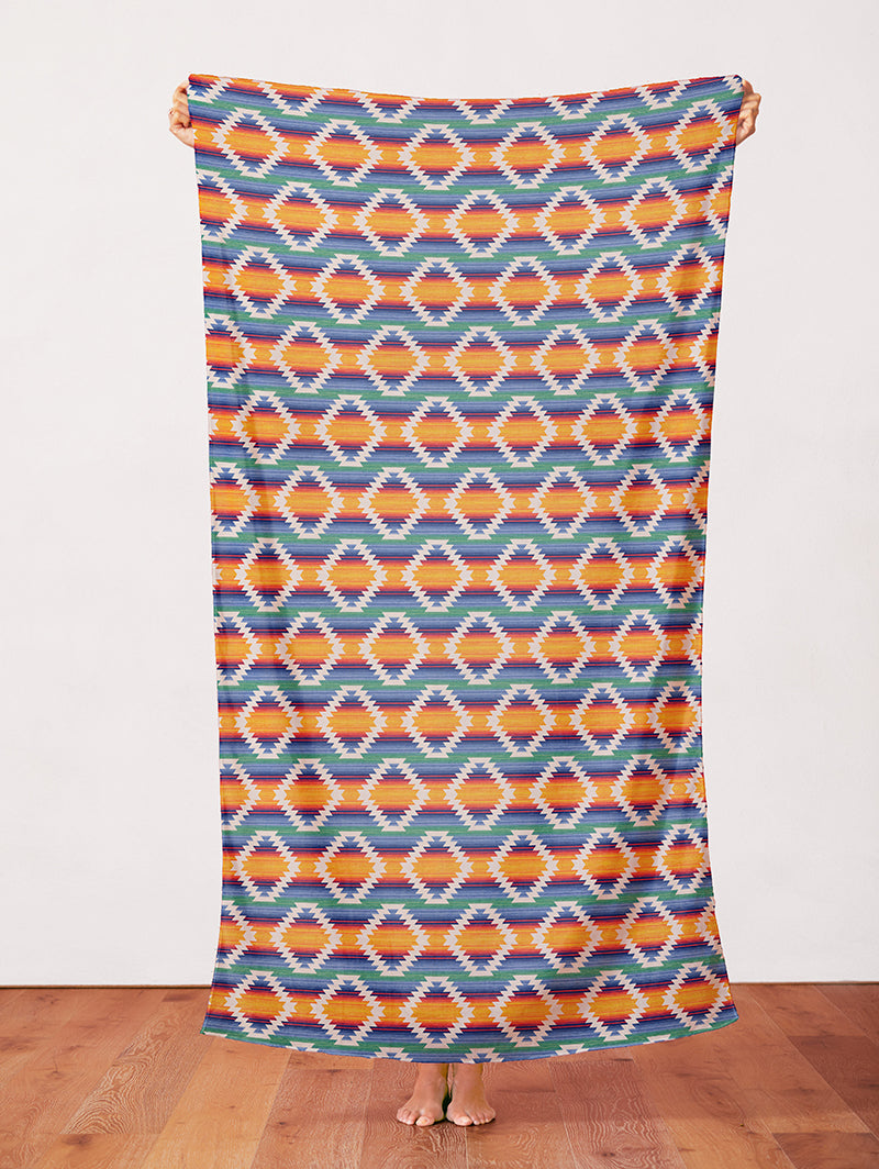 Woven Trails - Blue/Red