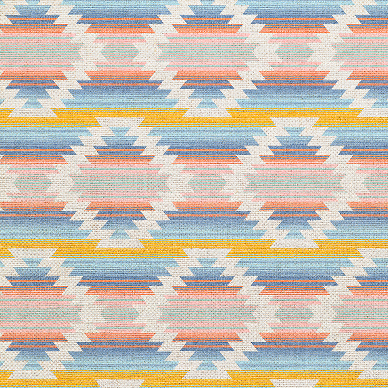 Woven Trails - Yellow/Lavender