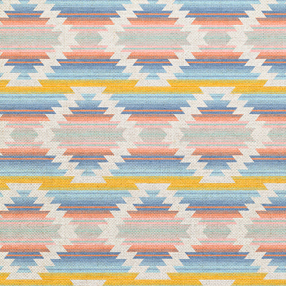 Woven Trails - Yellow/Lavender