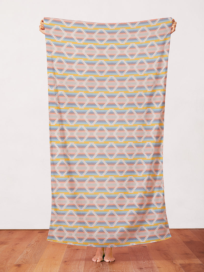 Woven Trails - Yellow/Lavender