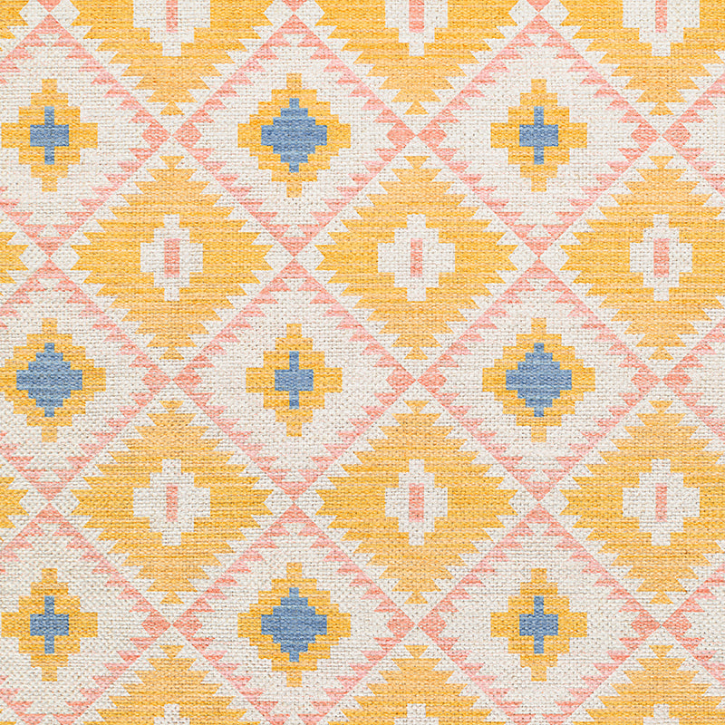 Desert Geometry - Yellow/Peach