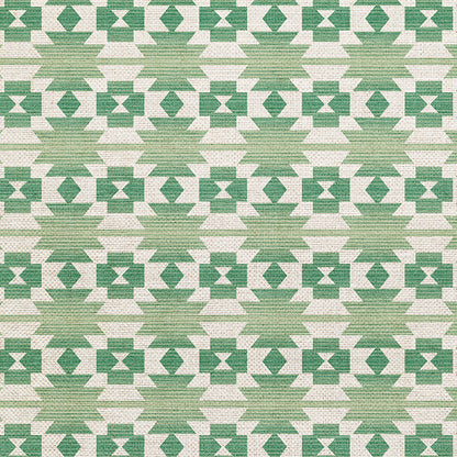 Canyon Trails - Green/Cream