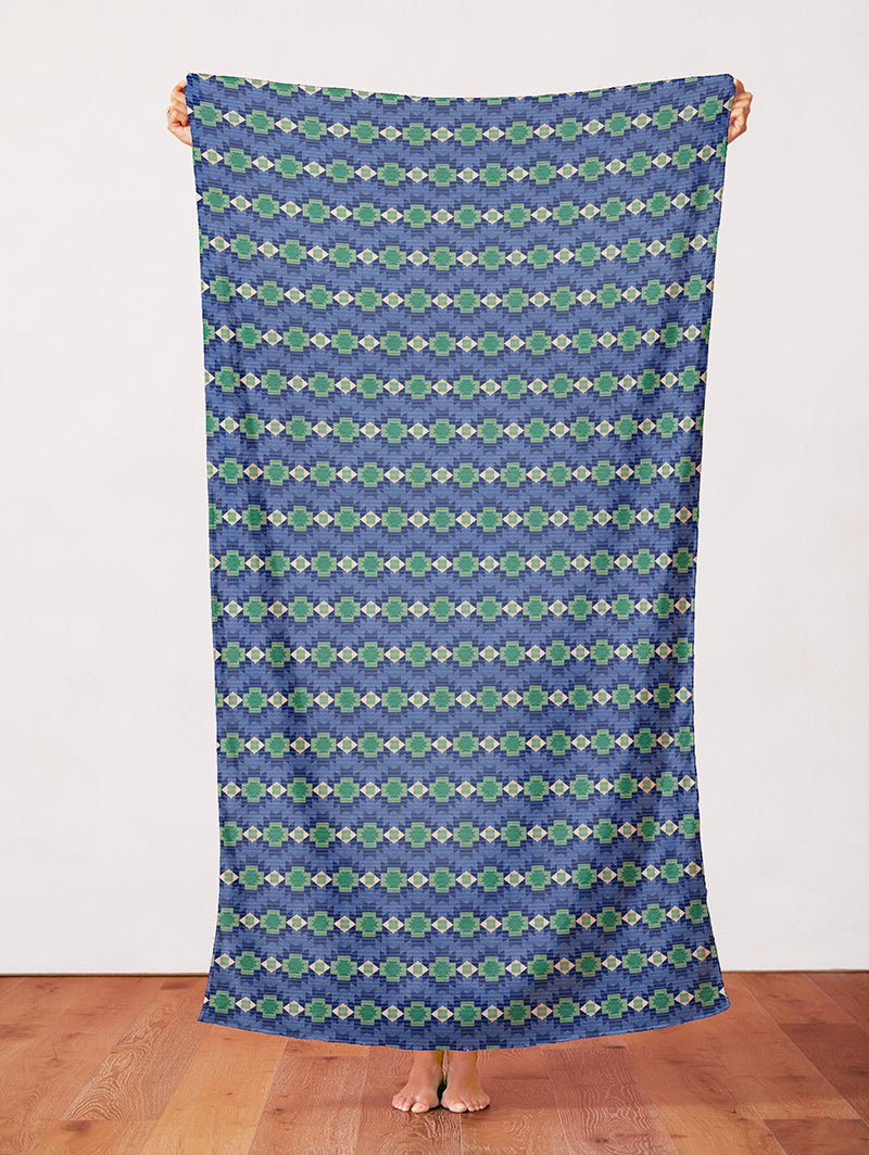 Adobe Sunset - Blue/Green