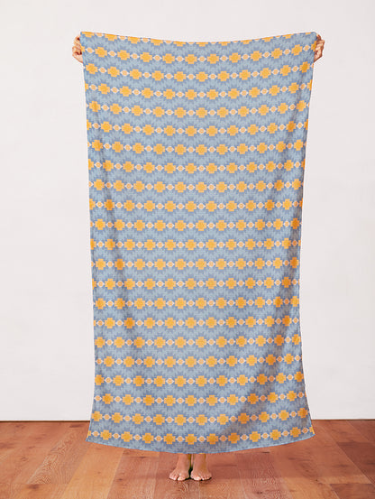 Adobe Sunset - Blue/Yellow