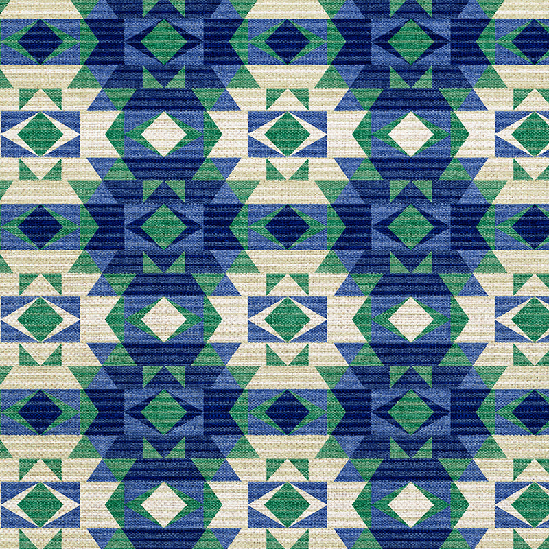 Desert Moon - Blue/Green