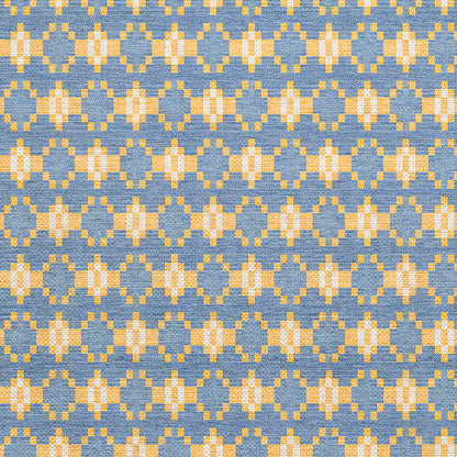Southwest Argyle - Blue/Yellow