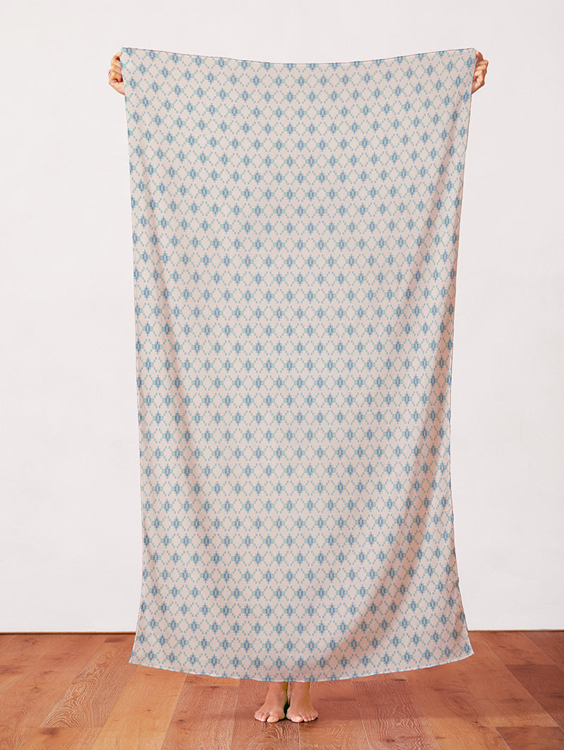 Southwest Argyle - Peach/Teal