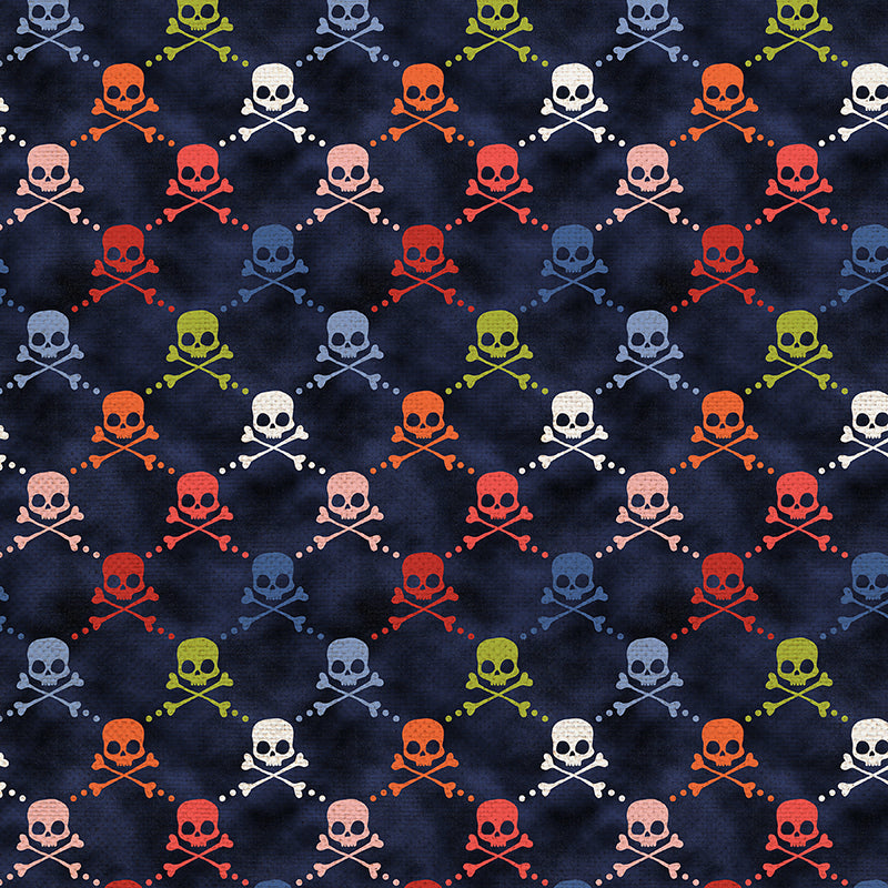 Skulls - Blue