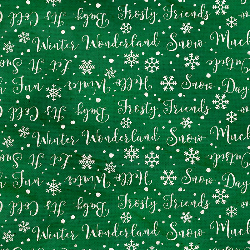 Holiday Words - Green
