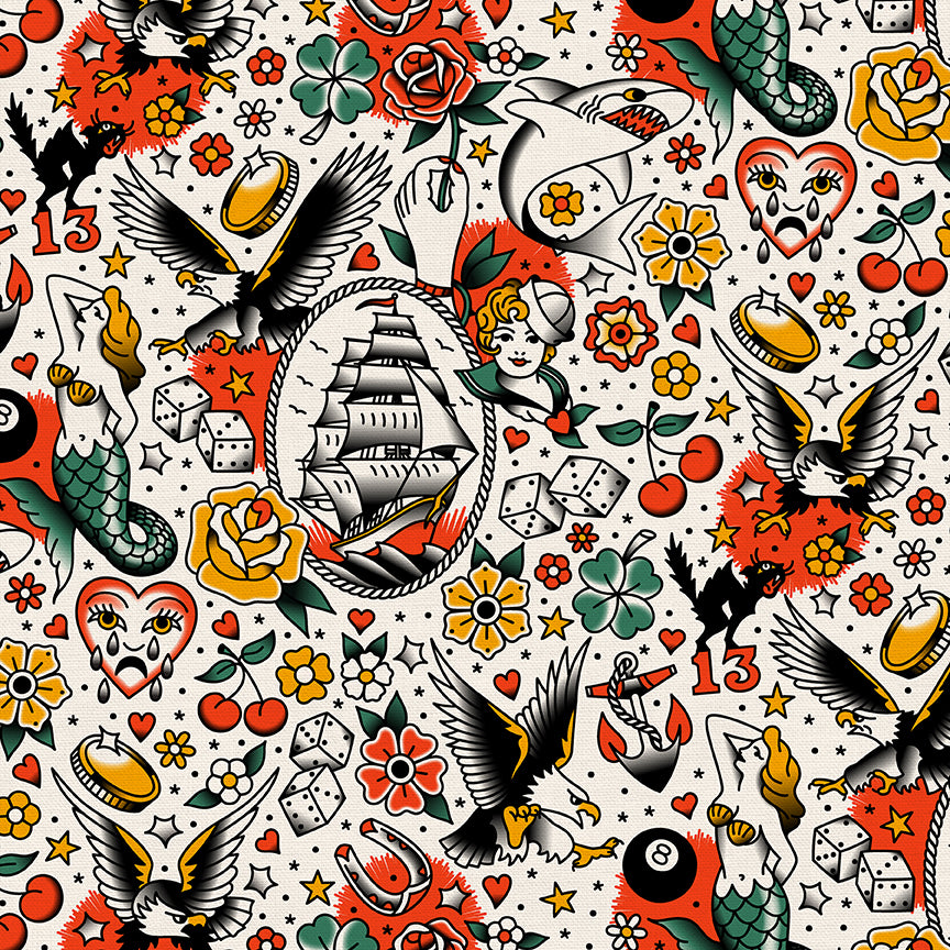 Timeless Tattoos - White