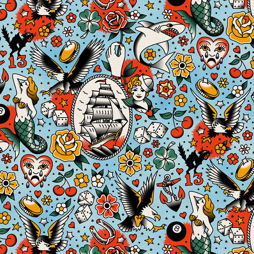 Timeless Tattoos - Blue