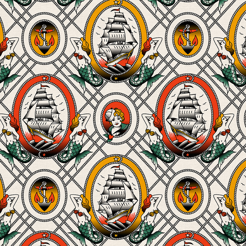 Sailor Tattoos - White