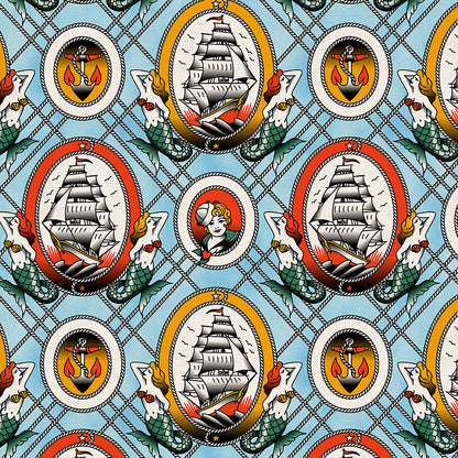 Sailor Tattoos - Blue