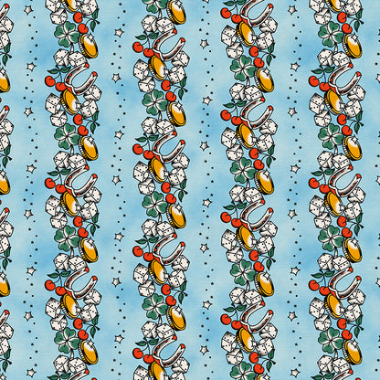 Lucky Tattoo Stripe - Blue