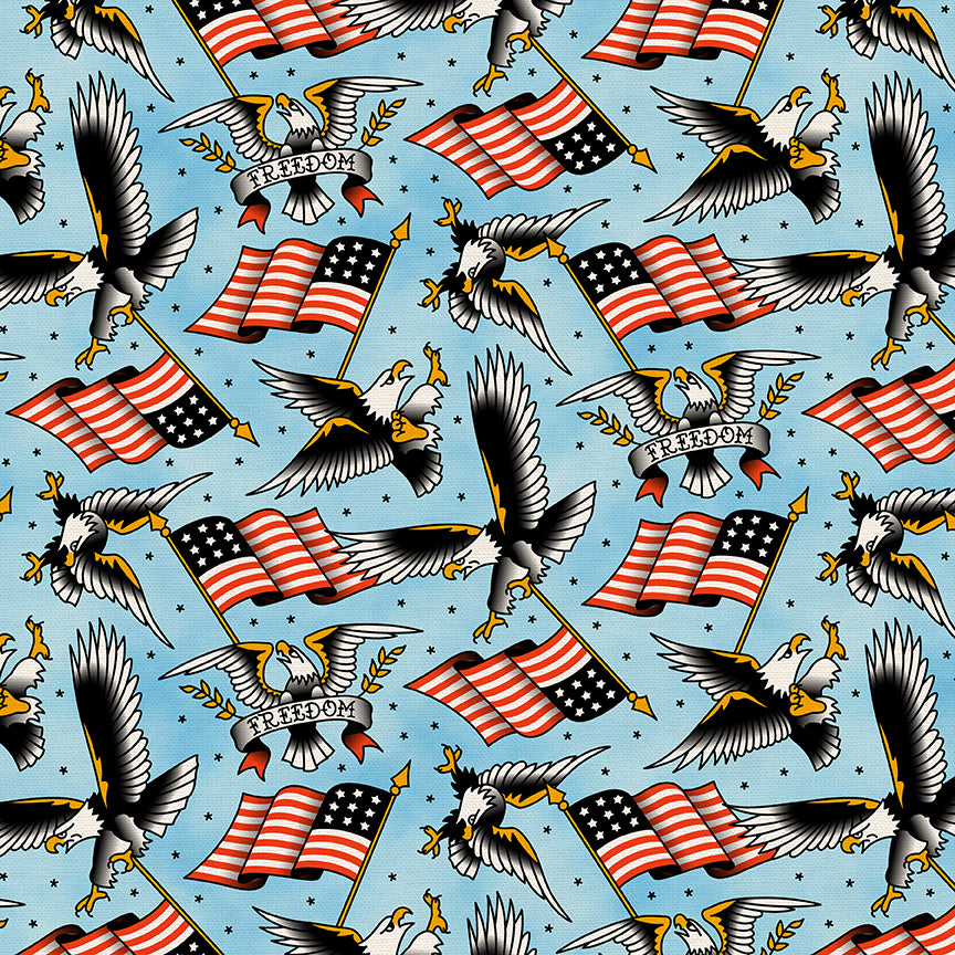 Eagle Tattoos - Blue