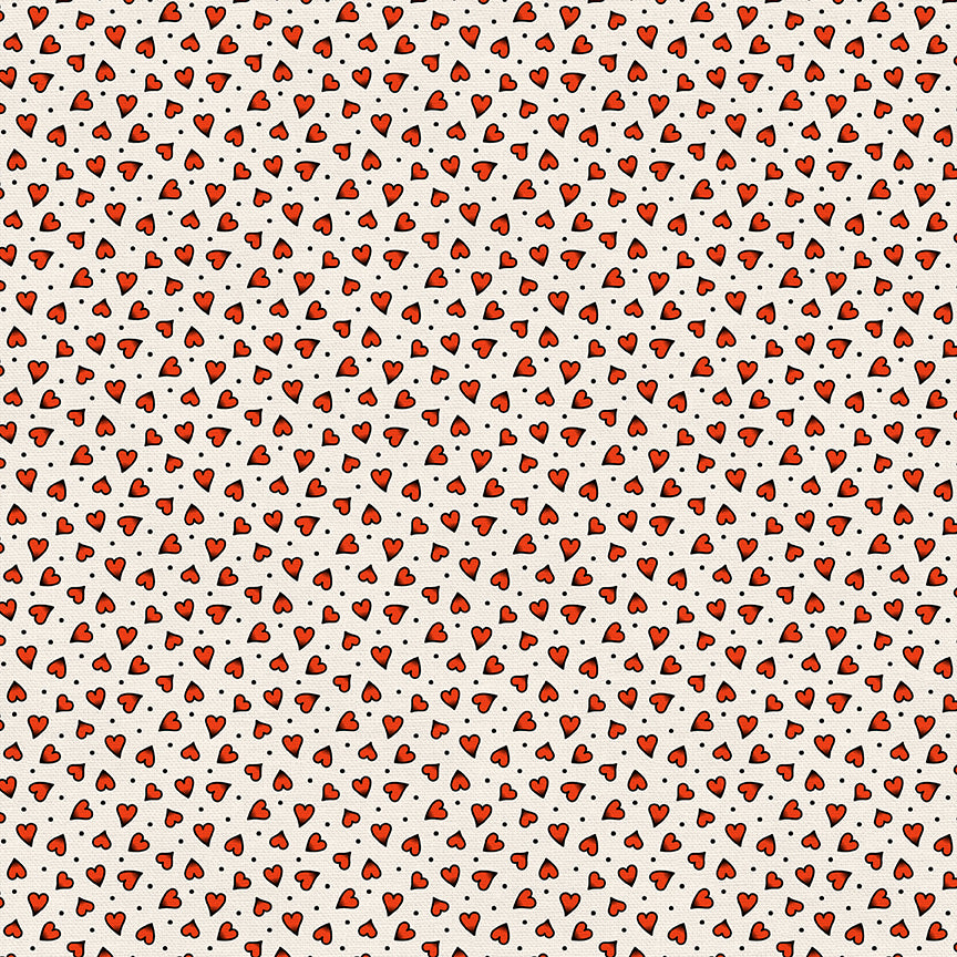 Heart Tattoo Toss - White