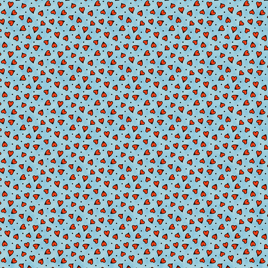 Heart Tattoo Toss - Blue