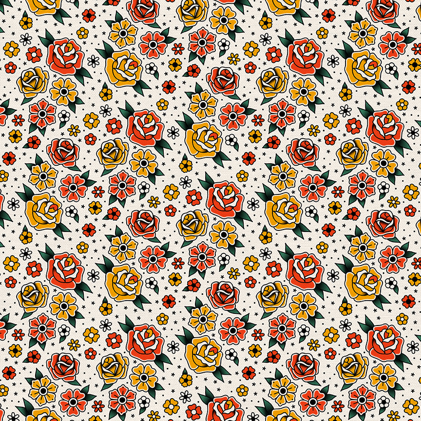 Flower Tattoos - White