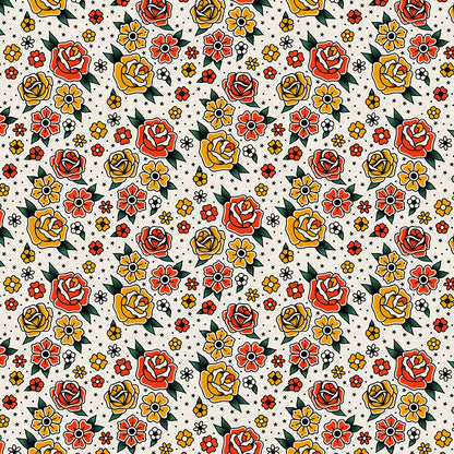 Flower Tattoos - White