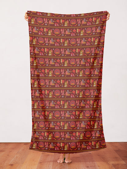 Thanksgiving Paper-Cut - Red