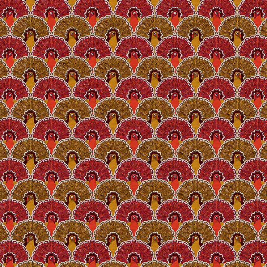 Scallop Turkey - Red