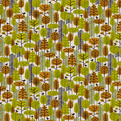 Paper Forest - Cream/Green