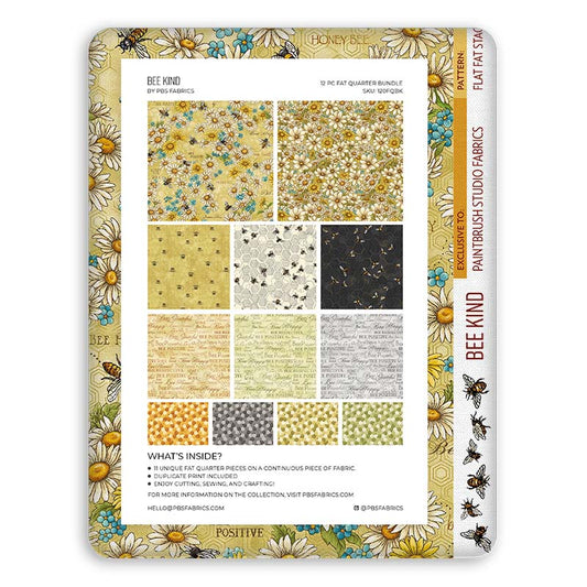 Bee Kind - Flat Fat Stack 12 PC