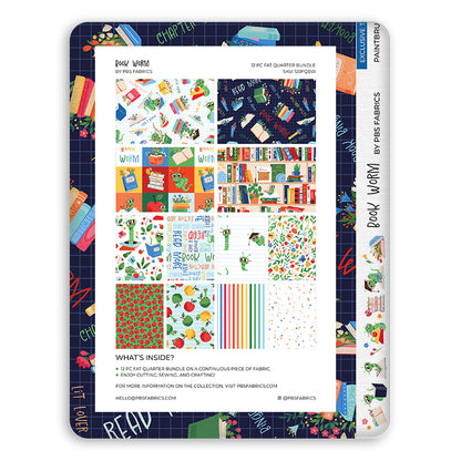 Book Worm - Flat Fat Stack 12 PC