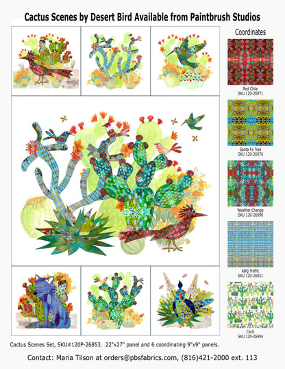 Cactus Scenes Panel