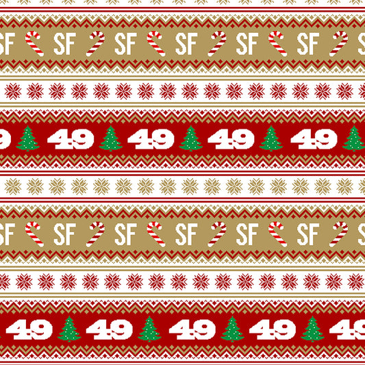 Holiday Sweater - Red/Gold