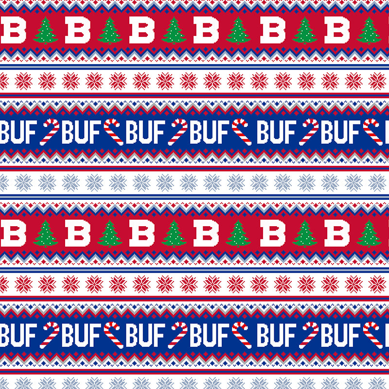 Holiday Sweater - Blue/Red