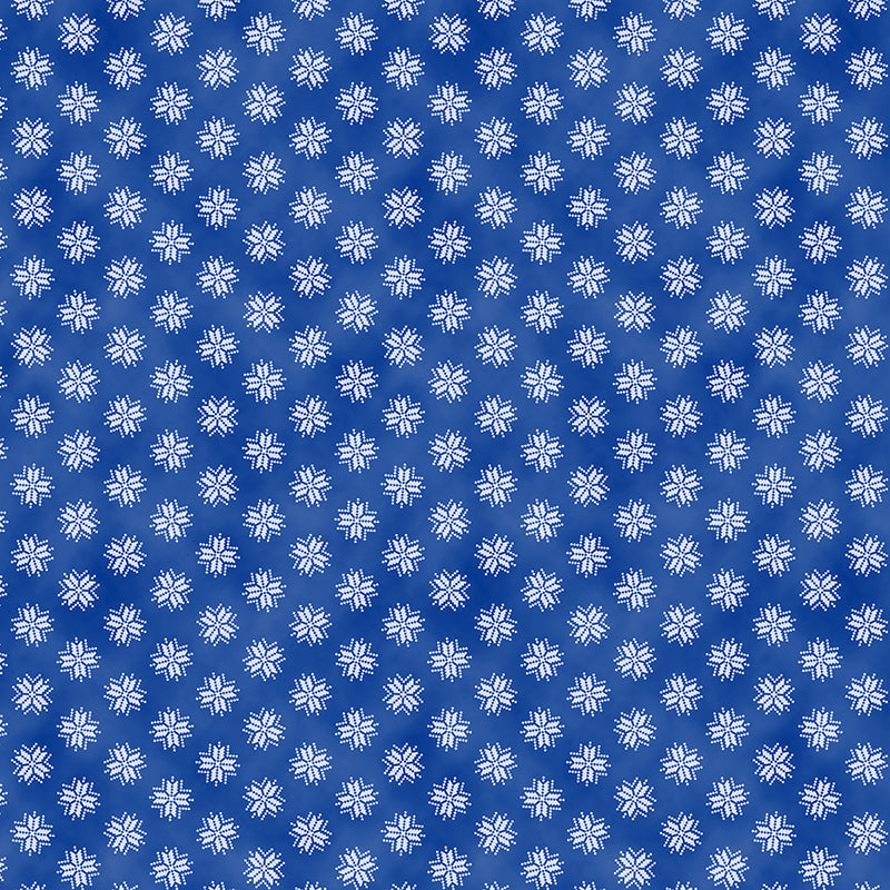 Holiday Snowflake - Blue/Red