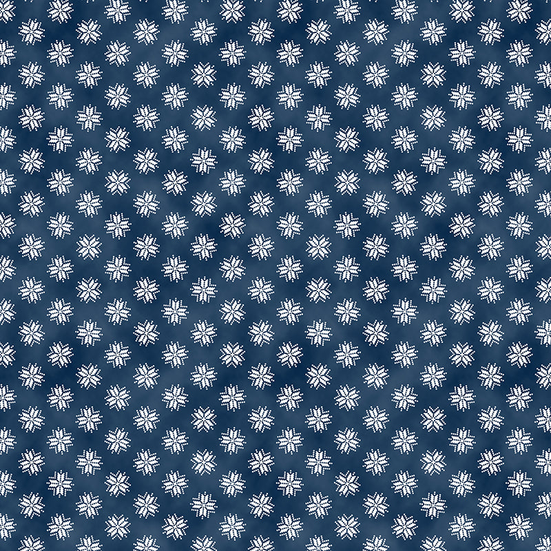 Holiday Snowflake - Blue/Orange