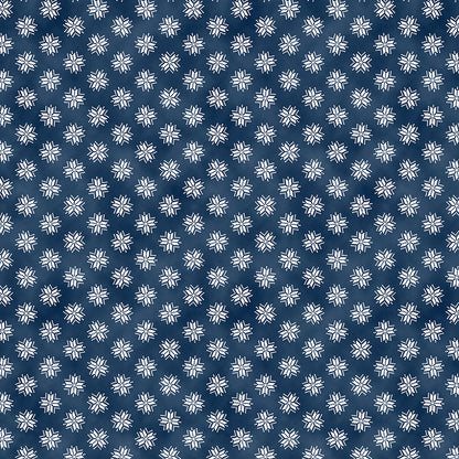 Holiday Snowflake - Blue/Orange