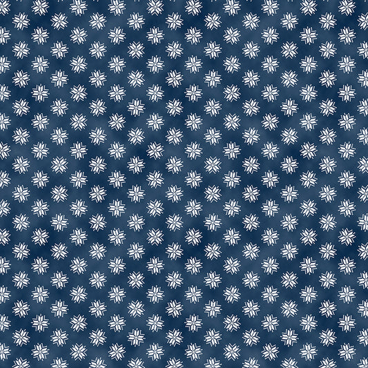 Holiday Snowflake - Blue/Orange