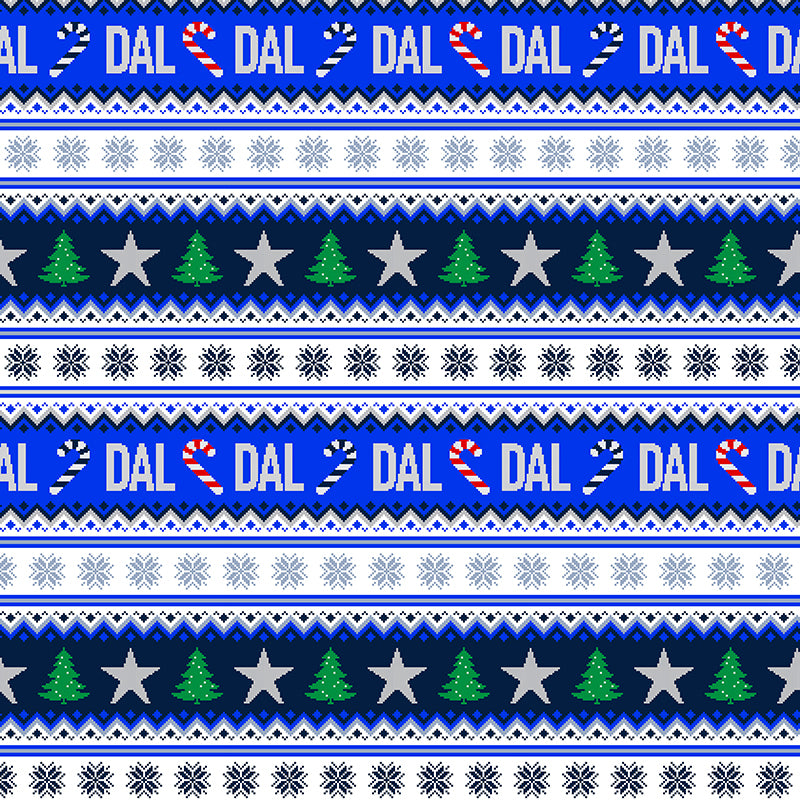 Holiday Sweater - Blue/White