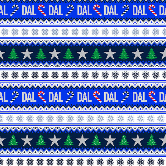 Holiday Sweater - Blue/White