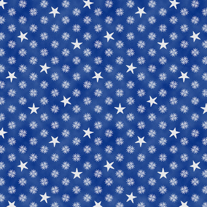 Holiday Snowflake - Blue/White