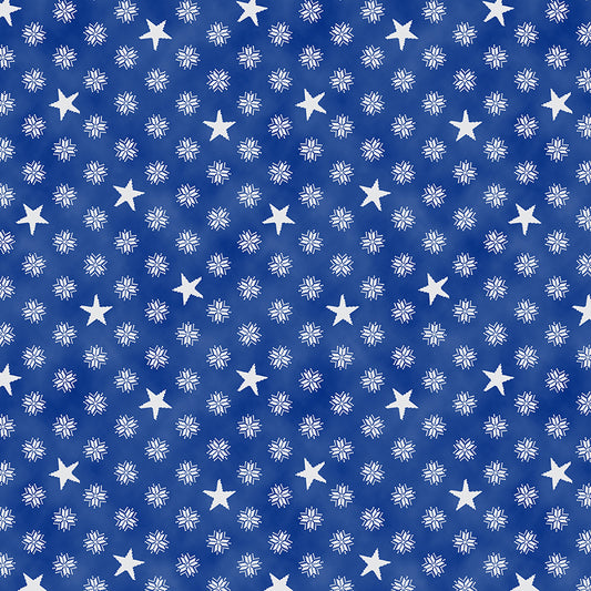 Holiday Snowflake - Blue/White