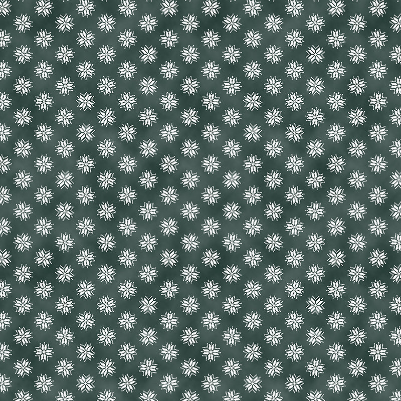 Holiday Snowflake - Green/Yellow