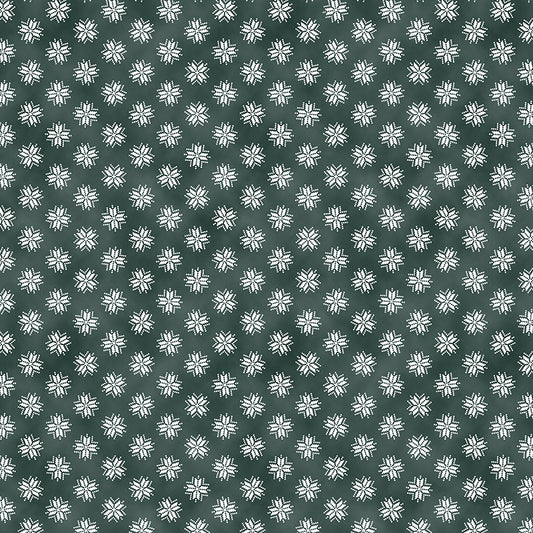 Holiday Snowflake - Green/Yellow