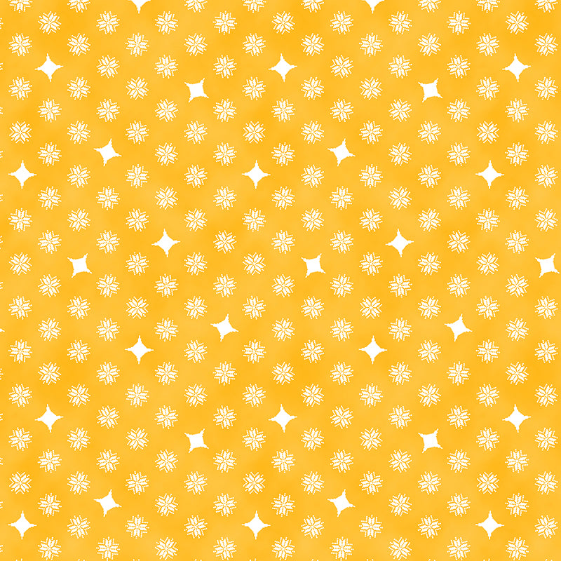 Holiday Snowflake - Black/Yellow