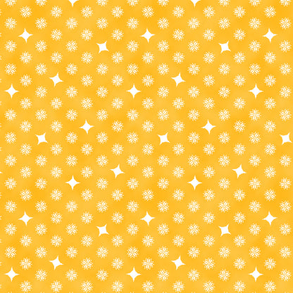 Holiday Snowflake - Black/Yellow