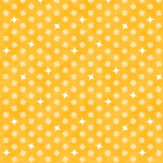 Holiday Snowflake - Black/Yellow