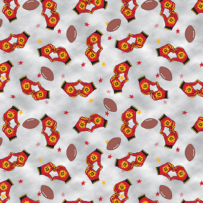 Heart Hands - Grey/Red