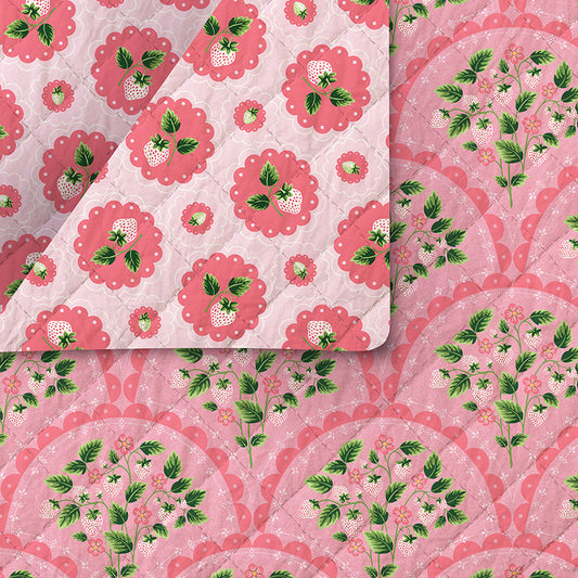 Cottage Strawberry Pre-Quilt